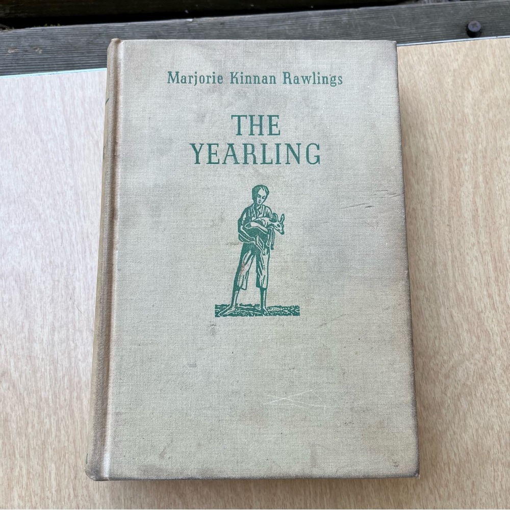 The Yearling Hardcover Vintage 1939 Book By Marjorie Kinnan Rawlings